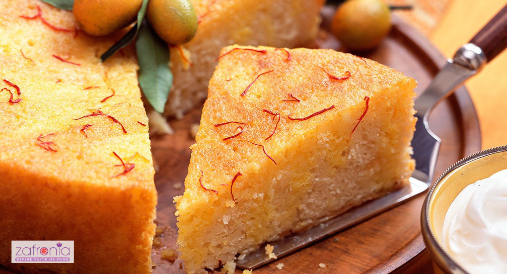 Sour Cream Cake with Saffron Orange Glaze_Recipe
