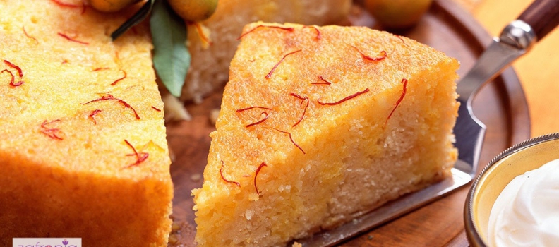 Gluten Free Orange Saffron Cake